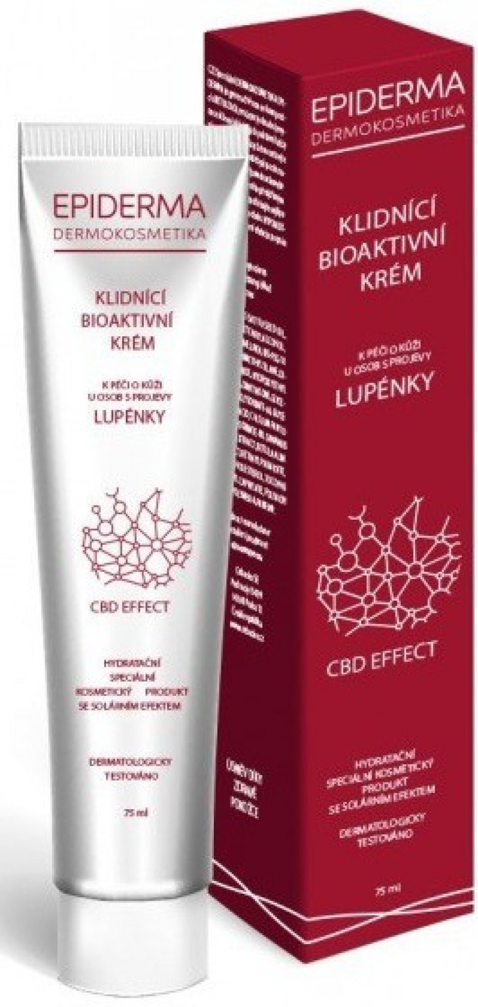 Epiderma bioaktivní CBD krém při Lupénce 75 ml
